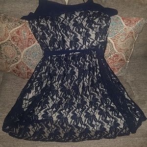 Pretty Blue lace Dress